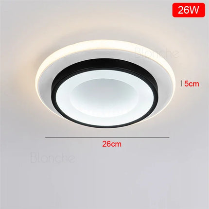 Plafonnier LED design rond ou carré pour décoration intérieure moderne — LZ4XJ9