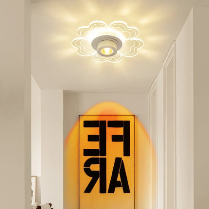 Plafonnier LED encastré avec spots style nordique — LZ4X9T