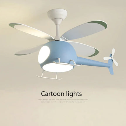 Plafonnier LED ventilateur hélicoptère pour chambre enfant — LZ4X9P