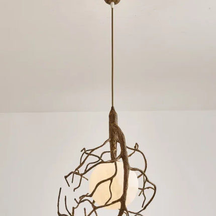 Lustre suspension style nordique rétro wabi-sabi pour restaurant et boutique — LZ4P9X