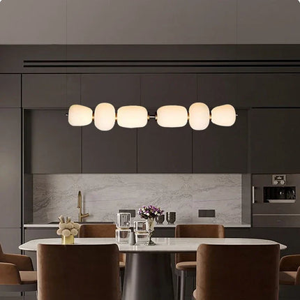 Suspension en verre laiteux pour intérieur moderne et élégant — LZ4X9T
