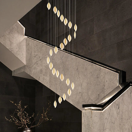 Lustre moderne en acrylique pour éclairage intérieur décoratif — LZ4X9T