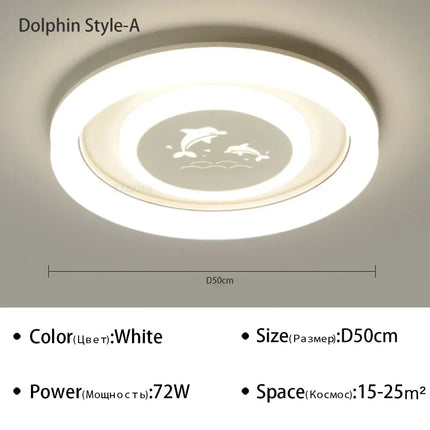 Plafonnier LED moderne pour décoration intérieure lumineuse et élégante — LZ4X9T2