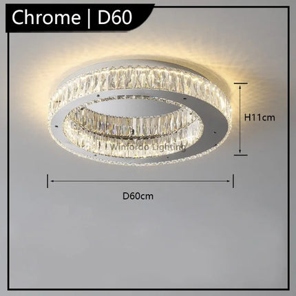 Lustre postmoderne en cristal Winfordo WF-XD006 — LZ4M7Q2