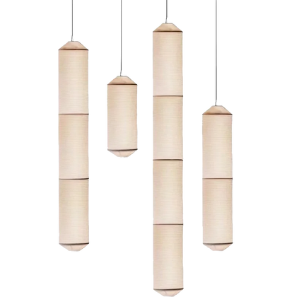 Suspension cylindrique en tissu pour décoration intérieure élégante — LZ4X9T2