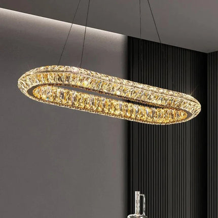 Lustre LED en cristal pour hôtel et bar — LZ4X9T2