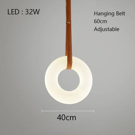 Lustre LED minimaliste en cuivre et marbre naturel — LZ4X9Q2