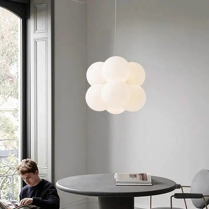 Lustre en verre pour éclairage décoratif intérieur moderne — LZ4X9P