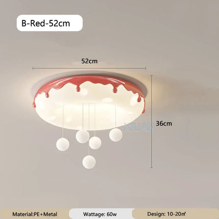 Lustre rond à bulles pour enfants avec protection des yeux — LZ4P9XQ
