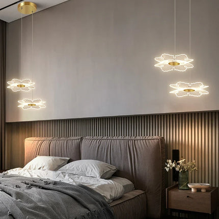 Suspension LED design en forme de S pour décoration intérieure — LZ4XJ9