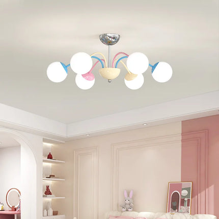 Lustre suspension moderne à bulles colorées pour intérieur — LZ4X9T1