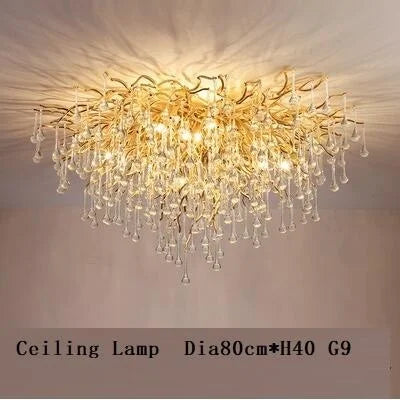 Lustre LED moderne en cristal pour intérieur — LZ4X9J