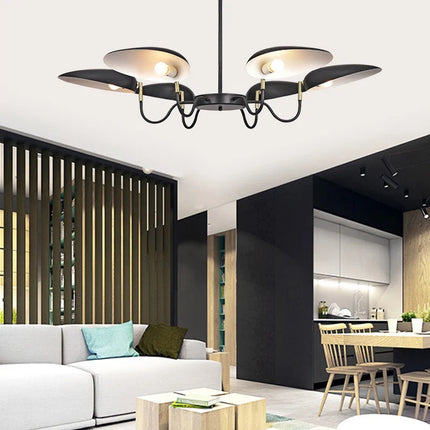 Lustre nordique postmoderne à 6 têtes design contemporain — LZ4P9XJ