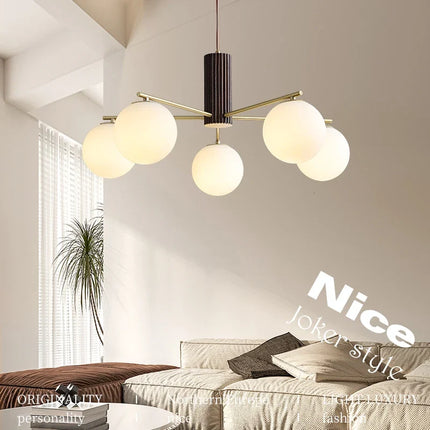 Lustre japonais en cuivre au style rétro médiéval pour intérieur élégant — LZ4X9P2