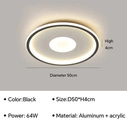 Plafonnier LED design moderne pour décoration intérieure — LZ4M9X2