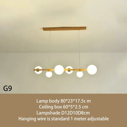 Lustre suspension avec abat-jour en verre décoratif pour maison — LZ4R9XQ