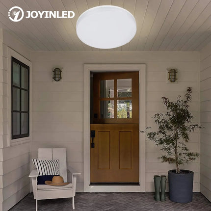 Plafonnier LED étanche 6000K design moderne intérieur et extérieur — LZ7D9X