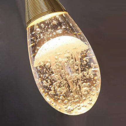 Lustre nordique en cristal pour décoration moderne et élégante — LZ4X9T