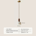 LPL126 14cm Noyer / Blanc froid