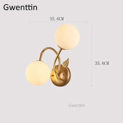 Applique murale en verre boule pour décoration intérieure moderne — LZ4X9T2