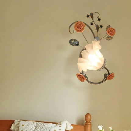 Applique murale en céramique au style pastoral méditerranéen nordique — LZ4X9P2