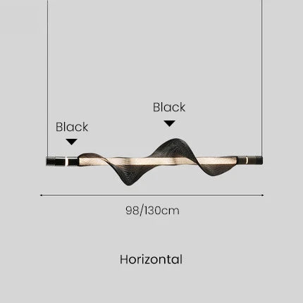 Suspension tube lumineux design nordique pour intérieur décoratif — LZ4XJ9