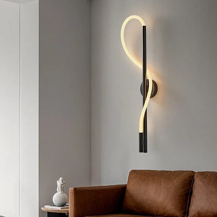Applique murale LED en acier inoxydable avec tube acrylique — LZ4Q9T1