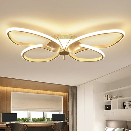 Plafonnier LED décoratif papillon à intensité variable moderne — LZ4X9T1