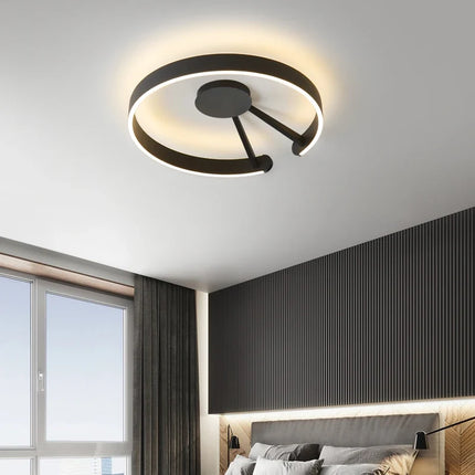 Plafonnier LED moderne en fer forgé avec acrylique pour intérieur — LZ4X9D2