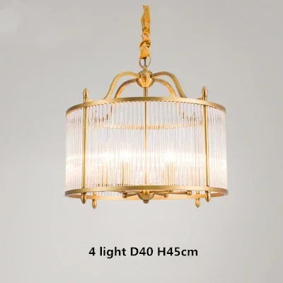 Lustre moderne en cuivre avec tubes en verre, 2 modèles disponibles — LZQ7X9