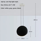 Puce led D22cm 4W / Corps noir