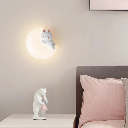 Applique murale lapin mignon pour décoration chambre enfant moderne — LZ4X9QJ