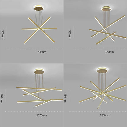 Plafonnier LED décoratif en aluminium — LZ4X9P2
