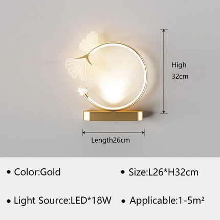 Applique murale LED au design moderne pour décoration intérieure élégante — LZ4P9XQ