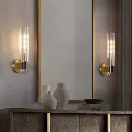 Applique murale LED rétro en laiton pour éclairage moderne — LZ4D9XQ
