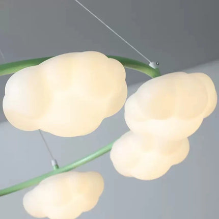 Lustre en forme de nuage avec télécommande pour enfants — LZ4D9X
