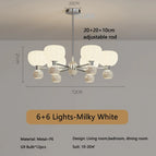 12 lumières Blanc / Lumière chaude