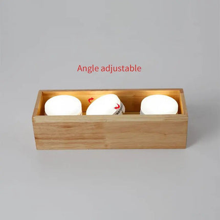 Plafonnier japonais minimaliste en bois brut naturel — LZ4X7JQ
