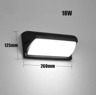 Applique murale LED en aluminium étanche pour jardin et extérieur — LZ4X9Q2