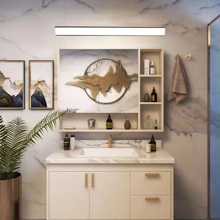 Applique murale miroir en aluminium au design linéaire simple — LZ4X9T2