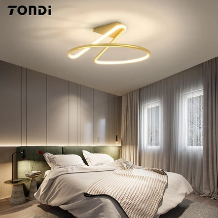 Lustre LED minimaliste TONDI pour couloir et salon — LZ4X9P2