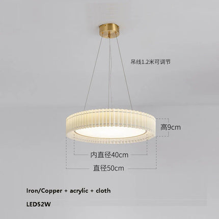 Lustre LED à intensité variable style nordique pour intérieur — LZ4X9M