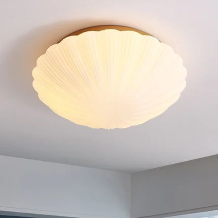 Plafonnier en verre coquillage au style nordique pour intérieur — LZ4X9T2
