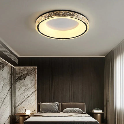 Lustre LED moderne avec télécommande pour intérieur élégant — LZ4N7Q2F