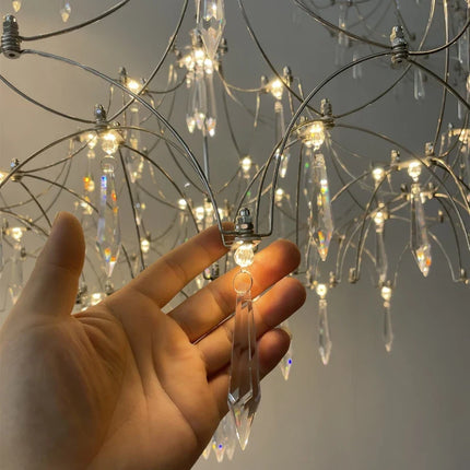 Lustre moderne en cristal pour intérieur élégant — LZ4Q7M2