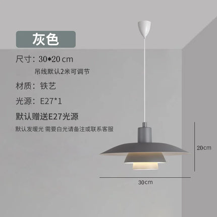 Lustre danois créatif en forme de soucoupe volante pour café et restaurant — LZ4X9M