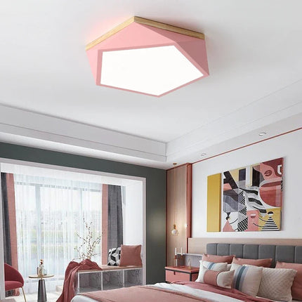 Plafonnier LED moderne aux formes géométriques simples — LZ4X9T1
