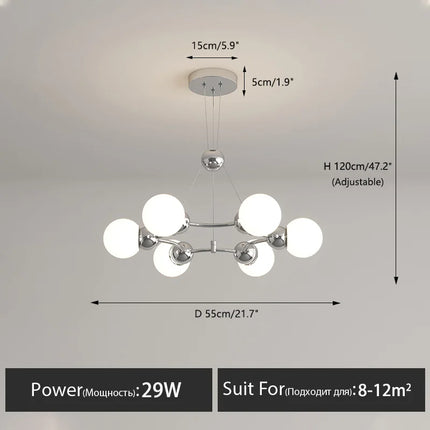 Lustre suspension décoratif moderne pour intérieur — LZ4X7Q