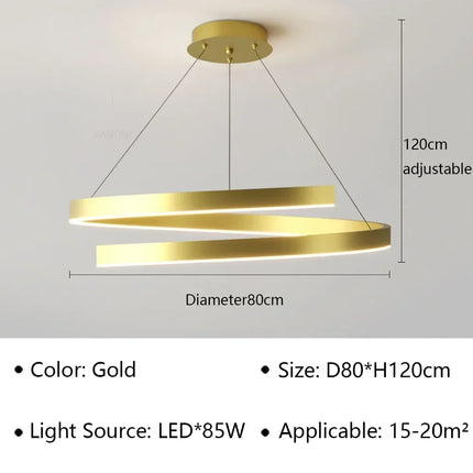 Lustre LED moderne pour décoration intérieure lumineuse — LZ4N7Q2