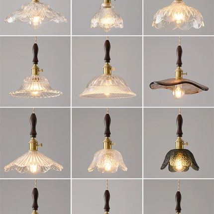 suspension moderne en laiton et verre pour intérieur